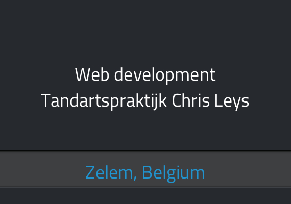 Tandartspraktijk Chris Leys - Zelem, Belgie